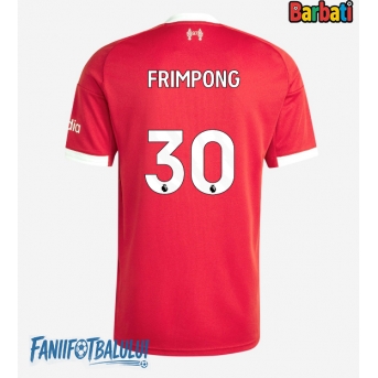 Liverpool Jeremie Frimpong #30 Tricou Fotbal Replică 2025-26 Barbati Acasa